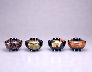 輪島塗煮物椀制作工程見本 わじまぬりにものわんせいさくこうていみほん