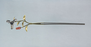 辛夷金銀珊瑚簪