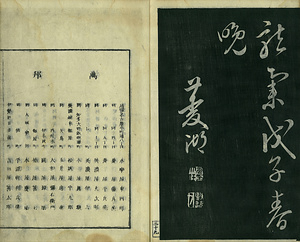巻菱湖法帖「楷書・唐詩帖（冊子）」 とうしじょう