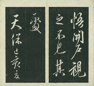 巻菱湖法帖「行書・後赤壁賦（左版 ① 折帖）」 ごせきへきのふ