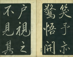 巻菱湖法帖「行書・後赤壁賦（左版 ② 冊子）」    ごせきへきのふ
