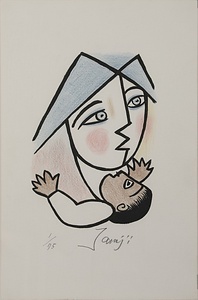 母子像