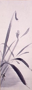 水墨水仙図