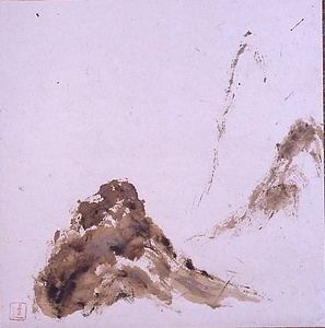 漆絵風景図