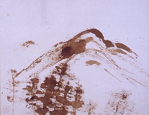 漆描風景図