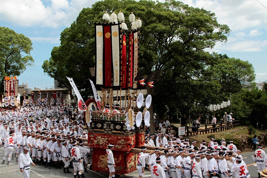 戸畑祇園大山笠行事 とばたぎおんおおやまがさぎょうじ 