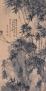 墨竹図