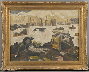 震災油彩画10-5