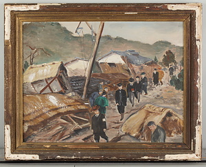 震災油彩画10-2
