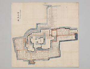 田辺城図