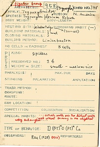 岩田久二雄フィールドノート