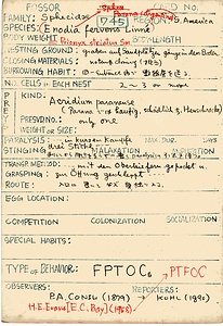 岩田久二雄フィールドノート