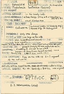 岩田久二雄フィールドノート