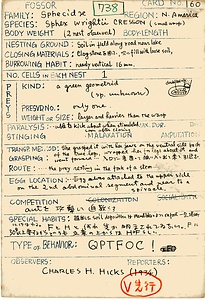 岩田久二雄フィールドノート