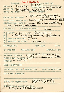 岩田久二雄フィールドノート