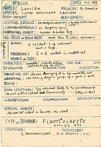 岩田久二雄フィールドノート