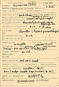 岩田久二雄フィールドノート