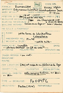 岩田久二雄フィールドノート