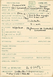 岩田久二雄フィールドノート