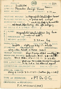 岩田久二雄フィールドノート