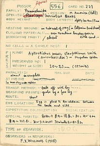 岩田久二雄フィールドノート