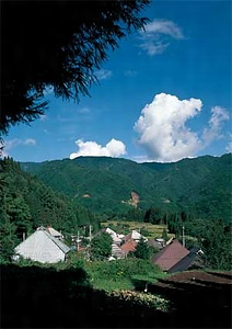 白馬村青鬼（山村集落　長野） はくばむら　あおに（さんそんしゅうらく　ながの）