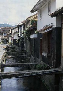 倉吉市打吹玉川（商家町　鳥取） くらよしし　うつぶきたまがわ（しょうかまち　とっとり）