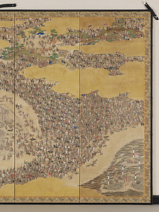 蔚山城合戦図屏風 うるさんじょうかっせんずびょうぶ