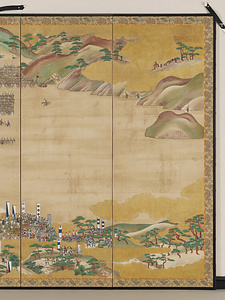 蔚山城合戦図屏風 うるさんじょうかっせんずびょうぶ