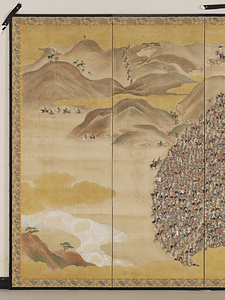 蔚山城合戦図屏風 うるさんじょうかっせんずびょうぶ