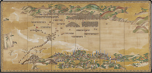蔚山城合戦図屏風 うるさんじょうかっせんずびょうぶ