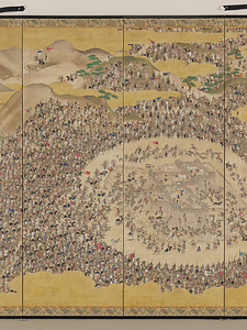 蔚山城合戦図屏風 うるさんじょうかっせんずびょうぶ