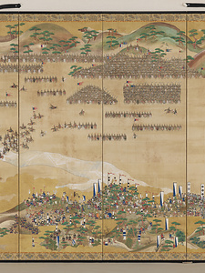 蔚山城合戦図屏風 うるさんじょうかっせんずびょうぶ