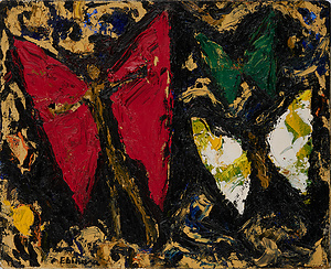 海浜の蝶