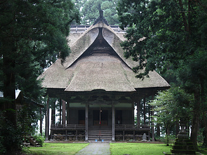 神宮寺観音堂と山門