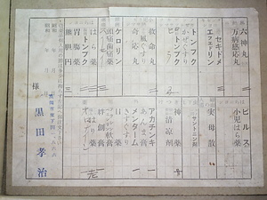 配置薬箱（高岡市東下関　黒田孝治） はいちやくばこ　たかおかしひがししもぜき　くろだこうじ