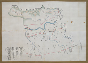 小矢部川筋七十六ヶ村絵図（写） おやべがわすじななじゅうろっかそんえず
