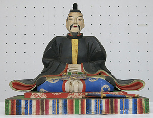 木彫天神座像