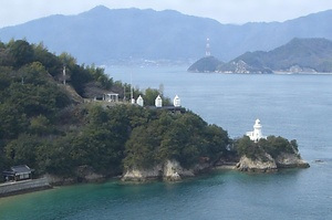 旧大浜埼通航潮流信号所<BR/>　通航信号塔<BR/>　昼間潮流信号機<BR/>　旗竿