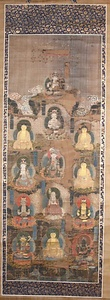 絹本著色十三仏図