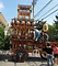 諏訪講の山車と人形（神功皇后・源頼義）