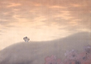 菱田春草筆　「帰樵」