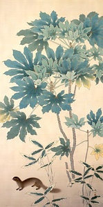 菱田春草筆　「春秋」