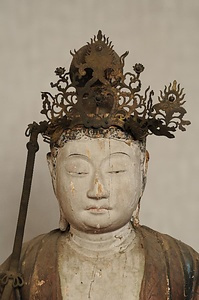 木造天部形立像（伝梵天像・伝帝釈天像） もくぞうてんぶぎょうりゅうぞう（でんぼんてんぞう・でんたいしゃくてんぞう）