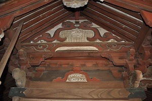 春日神社本殿　附棟札２枚，扉板２枚 かすがじんじゃほんでん　つけたり　むなふだ２まい，とびらいた２まい