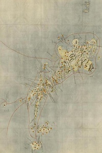 肥前一国絵図・五嶋図及び肥前一国道則帳<br />
附．絵図箱（肥前一国図在銘） ひぜんいっこくえず・ごとうずおよびひぜんいっこくみちのりちょう<br />
つけたり　えずばこ（ひぜんいっこくずざいめい）