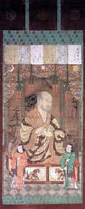 絹本著色慈恵大師像図