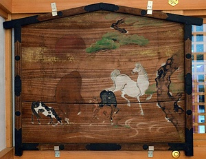 根崎八幡神社の絵馬及び奉納額 ねさきはちまんじんじゃのえまおよびほうのうがく