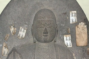 寛文十一年銘地蔵庚申塔 かんぶんじゅういちねんめいじぞうこうしんとう