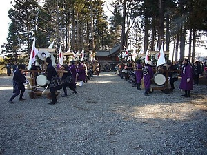 中之条町の鳥追い祭り なかのじょうまちのとりおいまつり